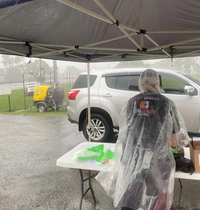 Rain Hail or Shine Tickets to be sold